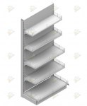 Стеллаж металлический пристенный «Нордика»