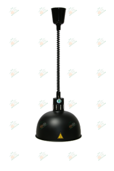 Лампа инфракрасная HURAKAN HKN-DL750 (черная)