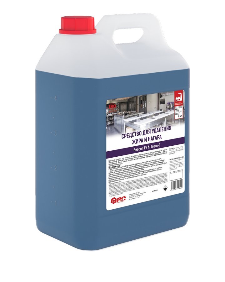 Пенное универсальное щелочное средство Биосоп Hifoam2 (6 кг)