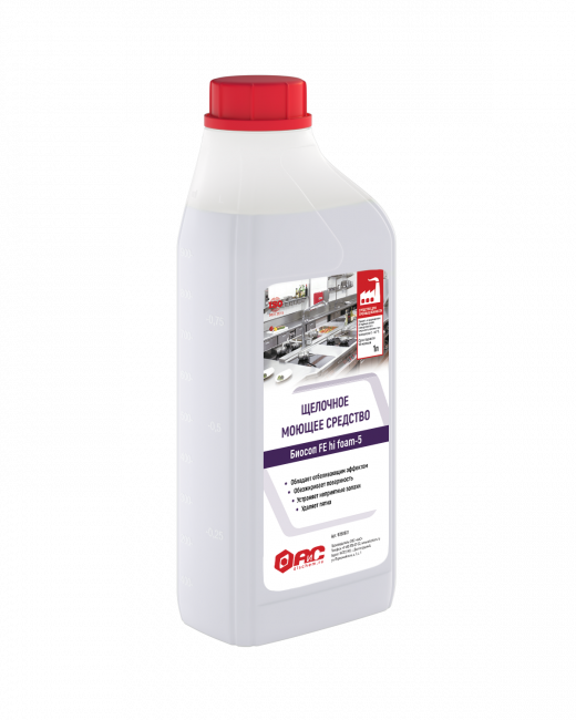 Универсальное щелочное средство Биосоп Hifoam5 (1л)