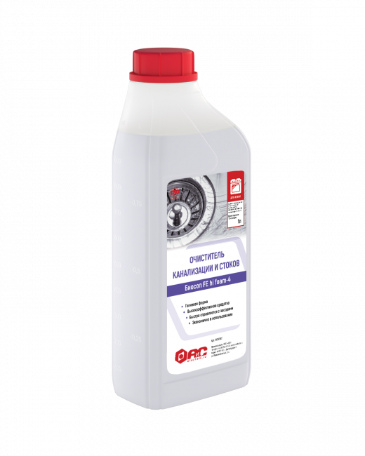 Средство для очистки стоков Биосоп Hifoam4 (1л)