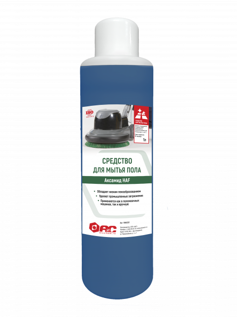 Щелочное беспенное моющее средство для полов Аксамид HАF(1л)