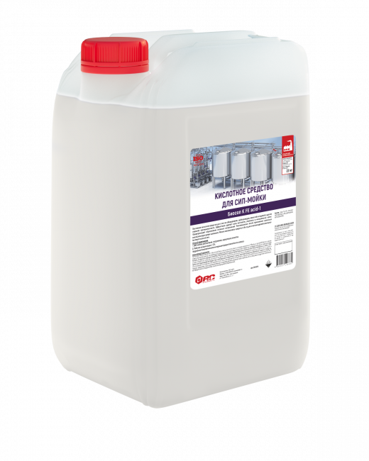 Кислотное средство для сип-мойки Биосоп К Acid 1(концентрат) 22 кг
