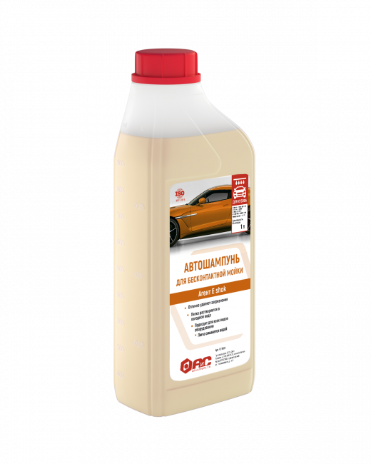 Автошампунь АГЕНТ Е SHOK (1 л)